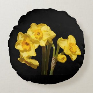 Almofada Redonda Jonquil Flowers Round Cushion
