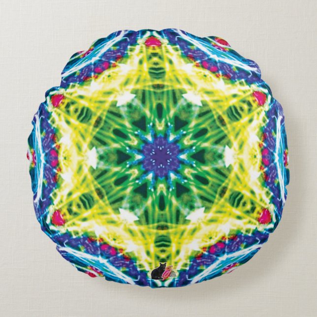 Almofada Redonda Joules Kaleidoscope (Frente)