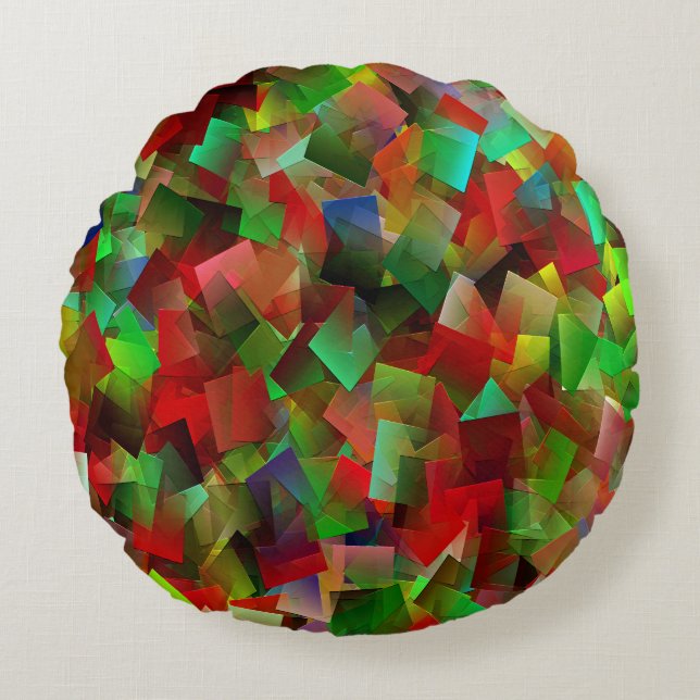 Almofada Redonda Joys de Natal...... (Frente)