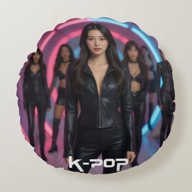 ALMOFADA REDONDA K-POP (Frente)