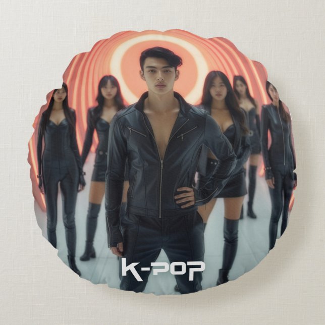 ALMOFADA REDONDA K-POP (Frente)