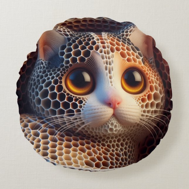 Almofada Redonda Kitty Round Pillow (Frente)