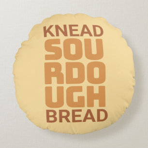 Almofada Redonda Knead Sourdough Pão-Pão-Pão