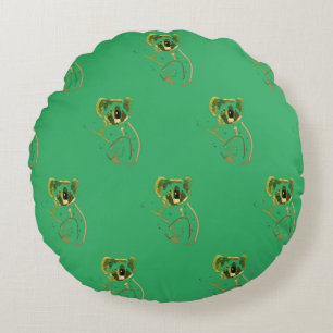 Almofada Redonda Koala Bear Drawing