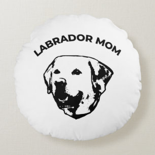 Almofada Redonda Labrador Mãe