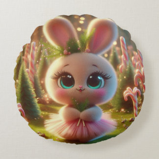Almofada Redonda Lady Rabbit