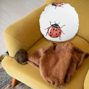 Almofada Redonda Ladybug
