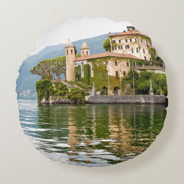 Almofada Redonda Lago de Como (Frente)