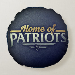 Almofada Redonda Lar dos Patriotas