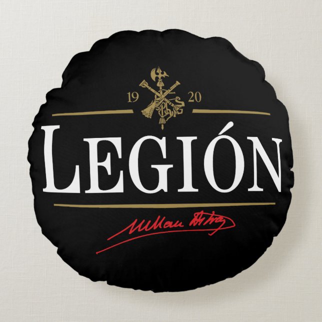 Almofada Redonda Legión (Frente)
