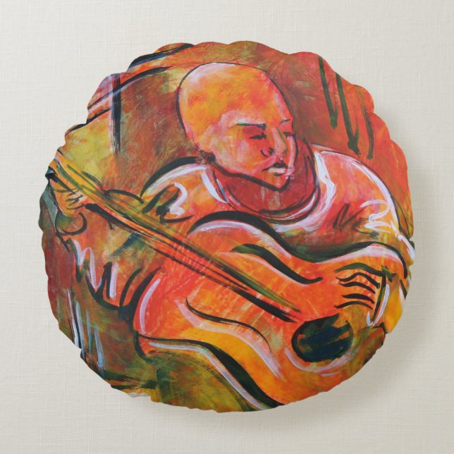 Almofada Redonda Leon 2008 (Frente)