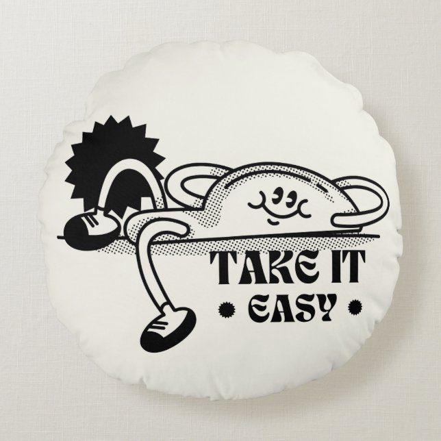 Almofada Redonda leve as malas (Frente)