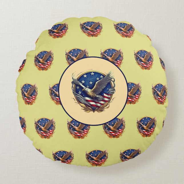 Almofada Redonda Liberdade (Frente)