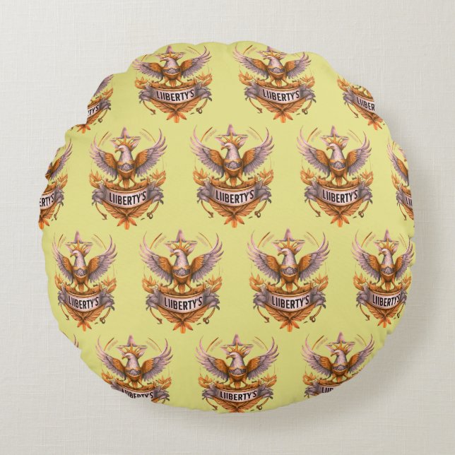 Almofada Redonda Liberdade (Frente)