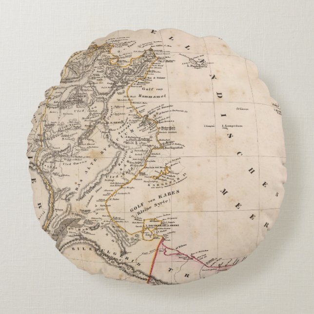 Almofada Redonda Líbia (Frente)