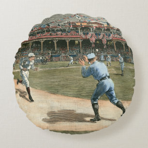 Almofada Redonda Liga Nacional de Beisebol 1886