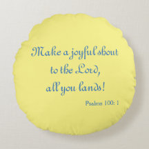 Linda Escritura Joyful Shout para o Senhor