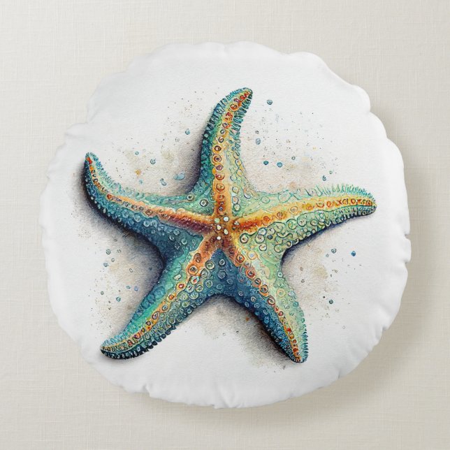 Almofada Redonda Litoral (Frente)