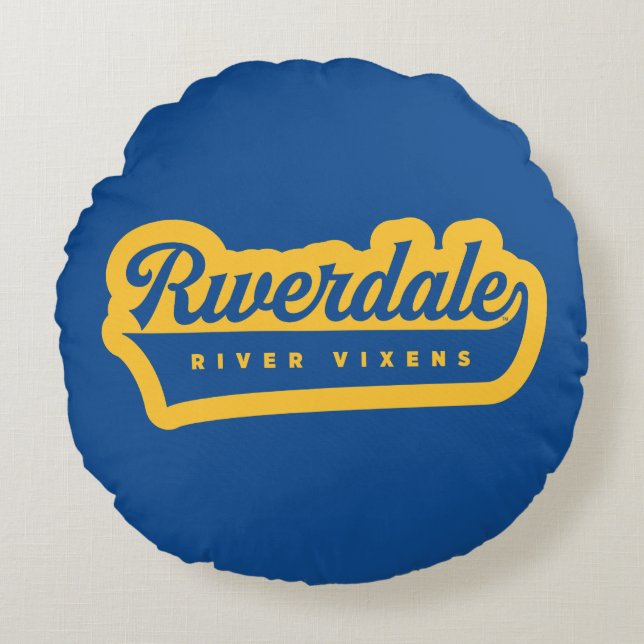 Almofada Redonda Logo Riverdale River Vixens (Frente)
