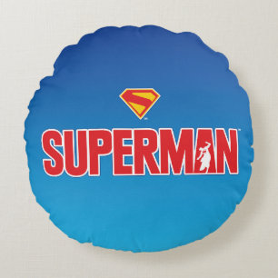 Almofada Redonda Logotipo clássico do Super-Homem