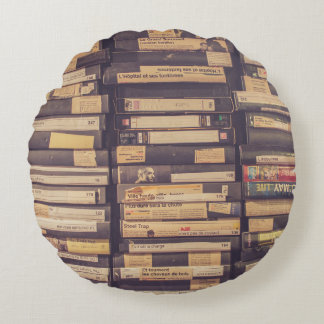 ALMOFADA REDONDA LOTE DE FITA VHS