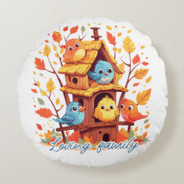 Almofada Redonda Loving family