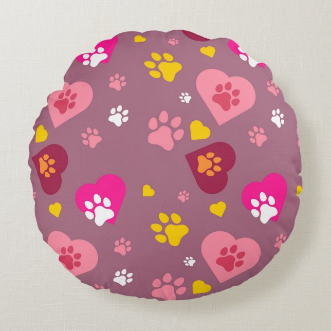 Almofada Redonda Luv Pawz (Frente)