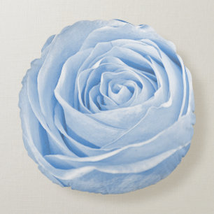Almofada Redonda Luz delicado da foto floral da natureza - rosa do