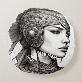 Almofada Redonda Mãe Travesseiros únicos de luxo