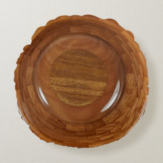 ALMOFADA REDONDA MAHOGANY SEGMENMENTE BOWL
