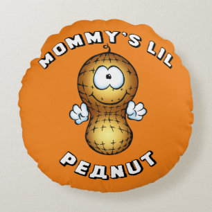Almofada Redonda Mamãe Lil Peanut