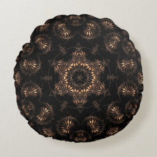 Almofada Redonda Mandala da Idade do Bronze