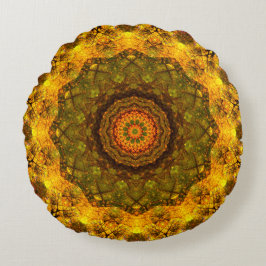 Almofada Redonda Mandala da meditação