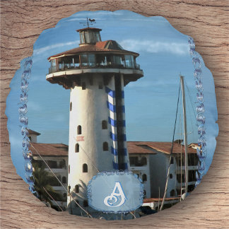 Almofada Redonda Marina Vallarta 0948