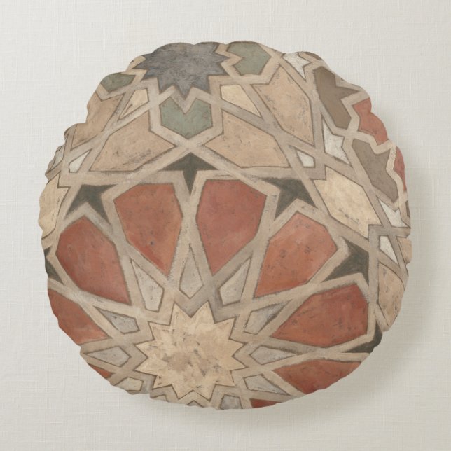 Almofada Redonda Marraquexe Design I não embelezado (Frente)