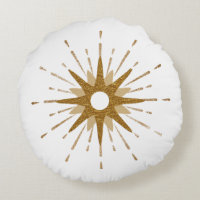 Meio século Modern Dourado e White Starburst