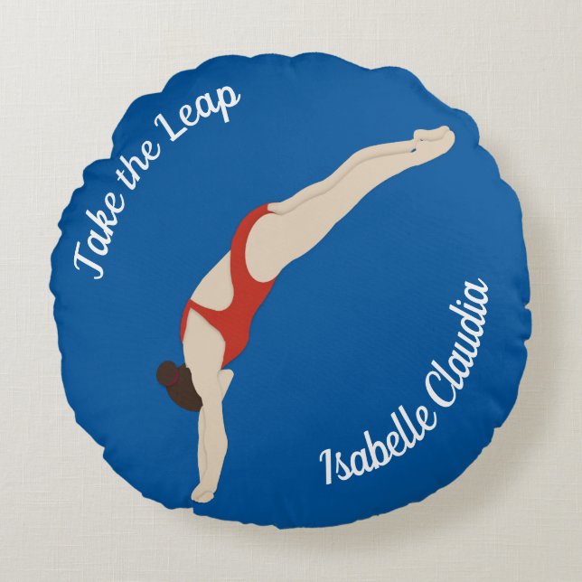 Almofada Redonda Mergulho (Frente)