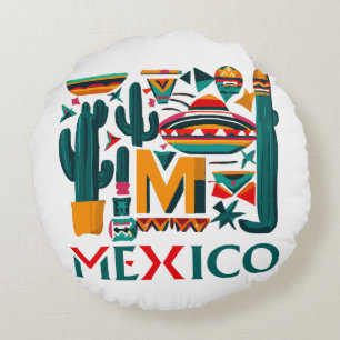 ALMOFADA REDONDA MÉXICO