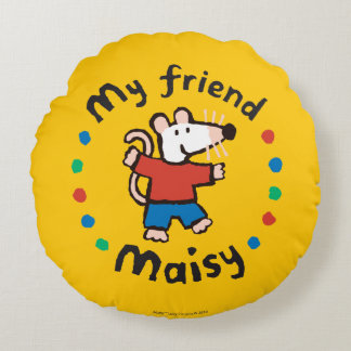 Almofada Redonda Minha amiga Maisy Colorful Circle Design