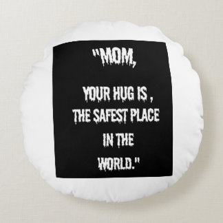 Almofada Redonda Minha mãe é a melhor