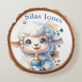 Almofada Redonda Minha Pequena Lambe