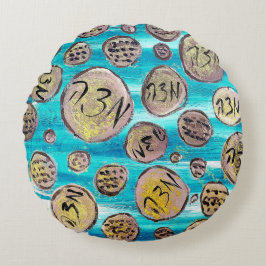 Almofada Redonda Moderno Joyful Matzah