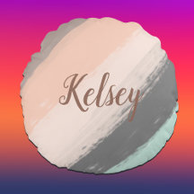 Monograma Pincel Traços Coloridos |