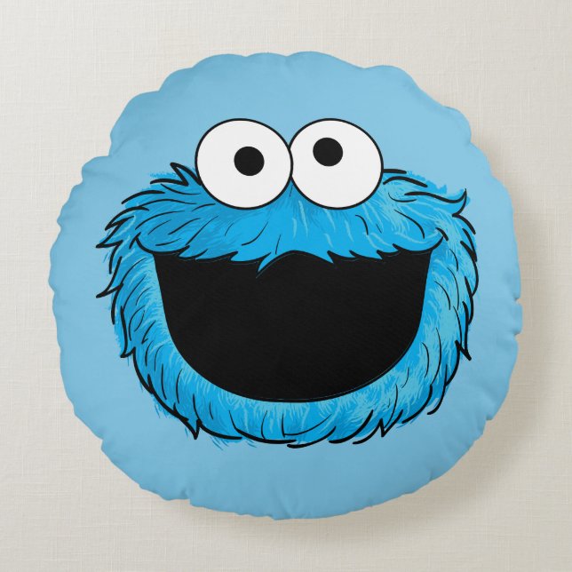 Almofada Redonda Monstro no final desta história | Monstro do Bisco (Frente)