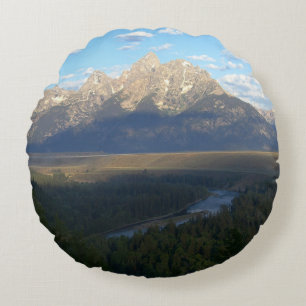 Almofada Redonda Montanhas Jackson Hole (Parque Nacional Grand Teto