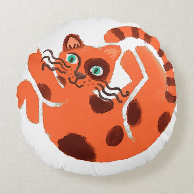 Almofada Redonda moscodubarda (Frente)