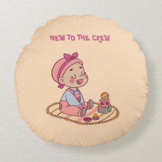 Almofada Redonda Motif Bebê Bonito