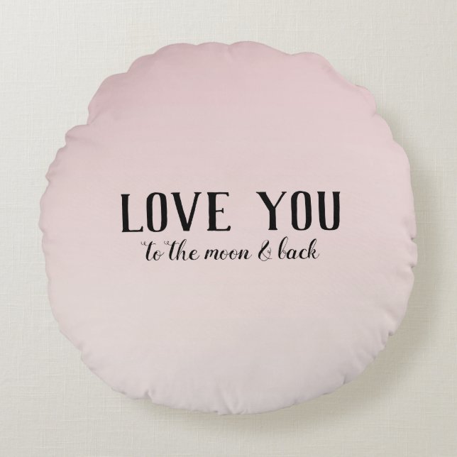 Almofada Redonda Mouse Rosa Esmagado (Frente)