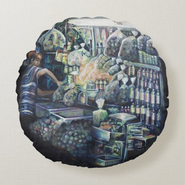 Almofada Redonda Movimentou a meta, Cingapura (Frente)