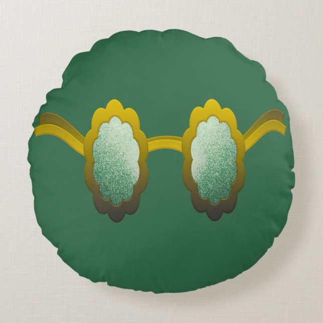 Almofada Redonda My Polarized Glasses are Ready (Frente)